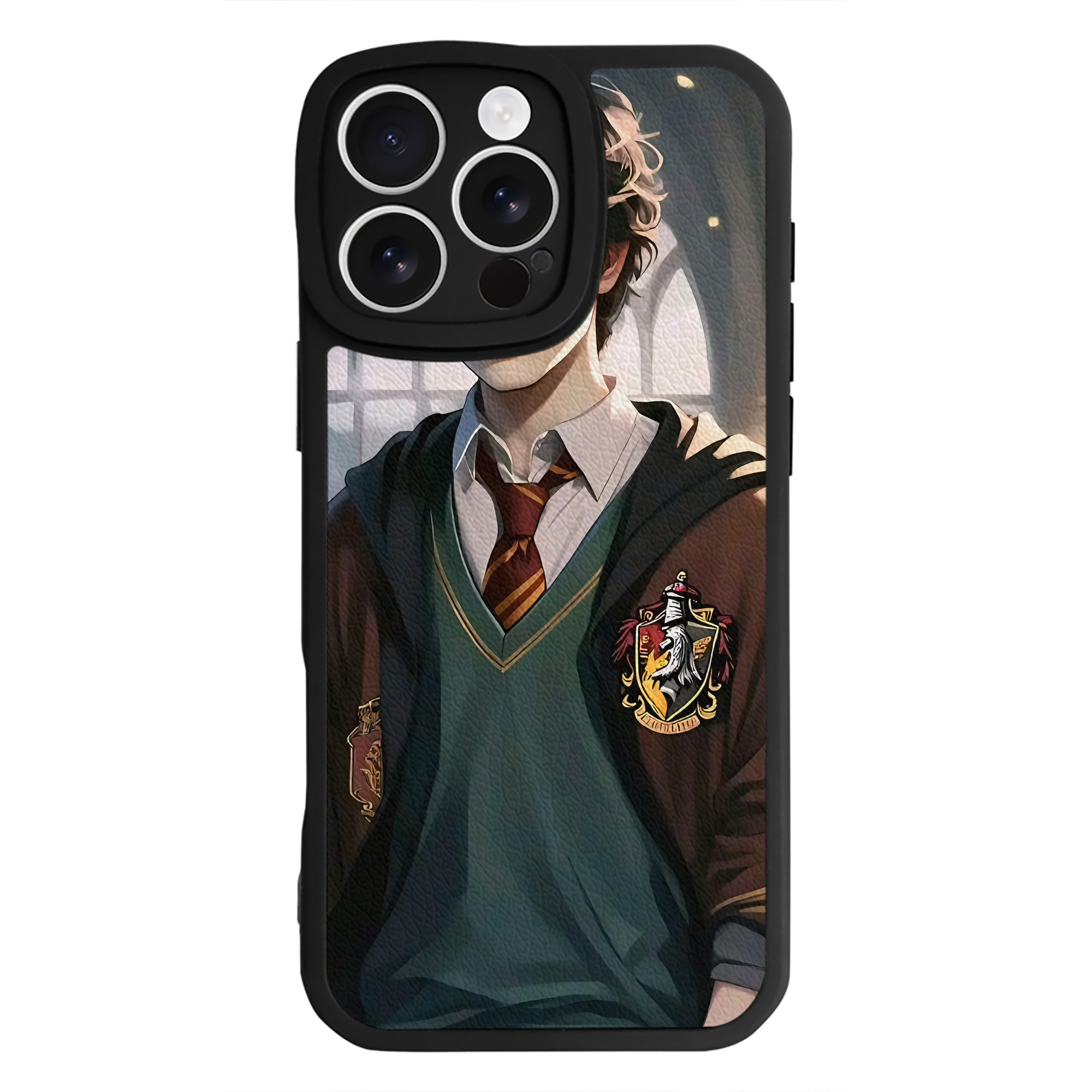 （画像用） Harry Potter ハリー・ポッターシリーズ 【iPhone 16シリーズ対応】シリコンスマホケース（レザー調） 材質：シリコン